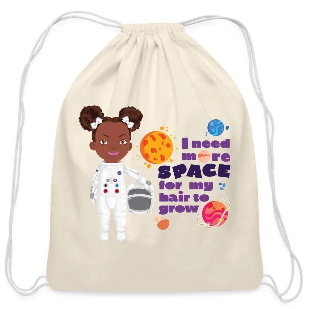 Astronaut Cotton Drawstring Bag