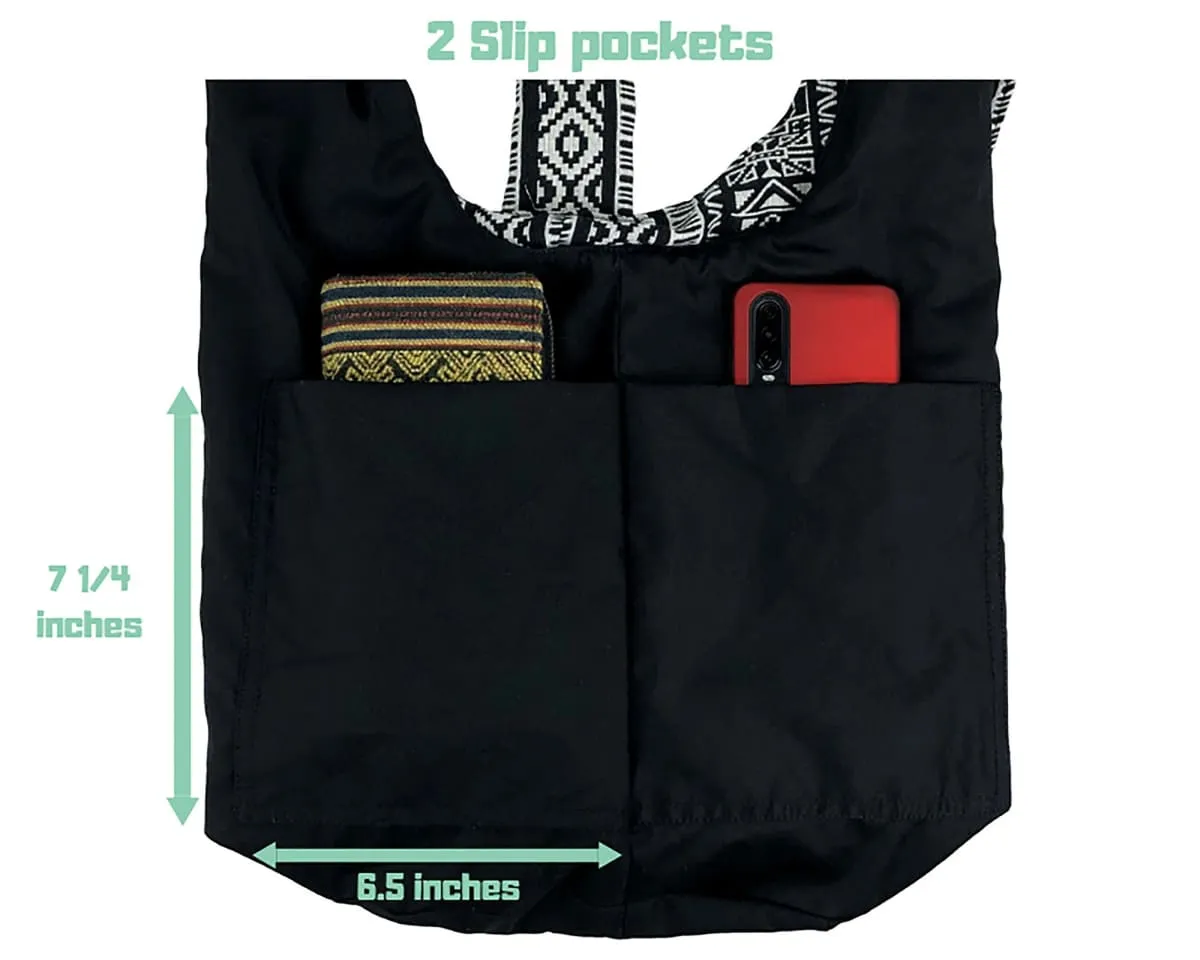 Aztec-Print Tribal Crossbody Bag: Durable, Sustainable & Fashion-Forward