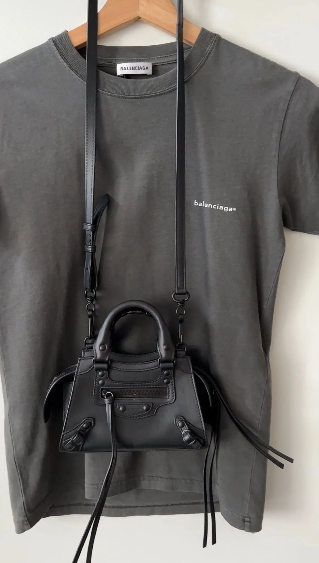 Balenciaga All Black Shadow Neo Nano Micro Bag