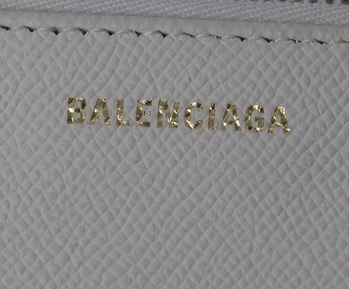 Balenciaga White Leather Handbag