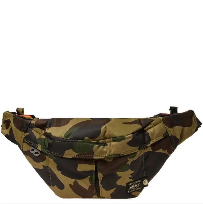 Bathing Ape X Porter Yoshida Japan Waist Bag Camo