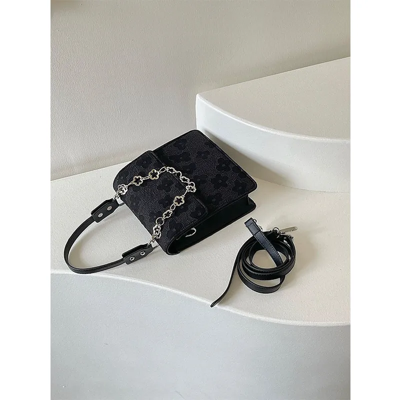 Black Daisy Bag