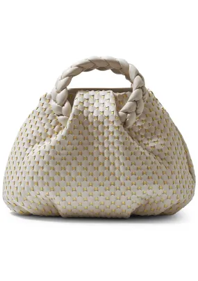 Bombon Woven Crossbody Bag Cream/Banana