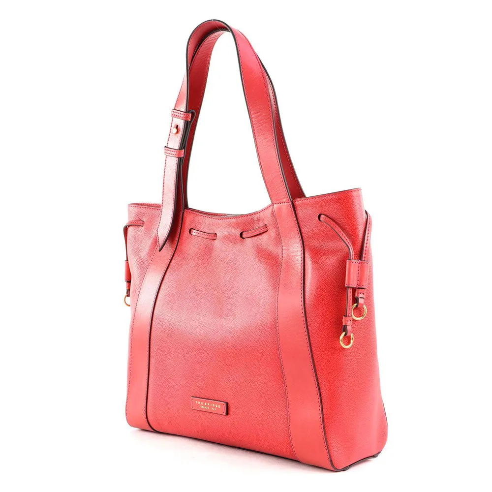 Borsa Donna Shopper Verticale THE BRIDGE linea Carlotta in Pelle color Salmone