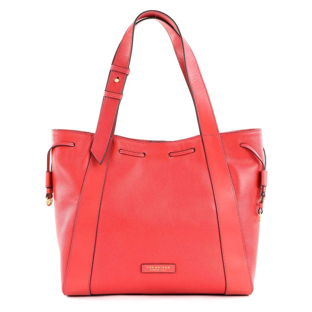 Borsa Donna Shopper Verticale THE BRIDGE linea Carlotta in Pelle color Salmone