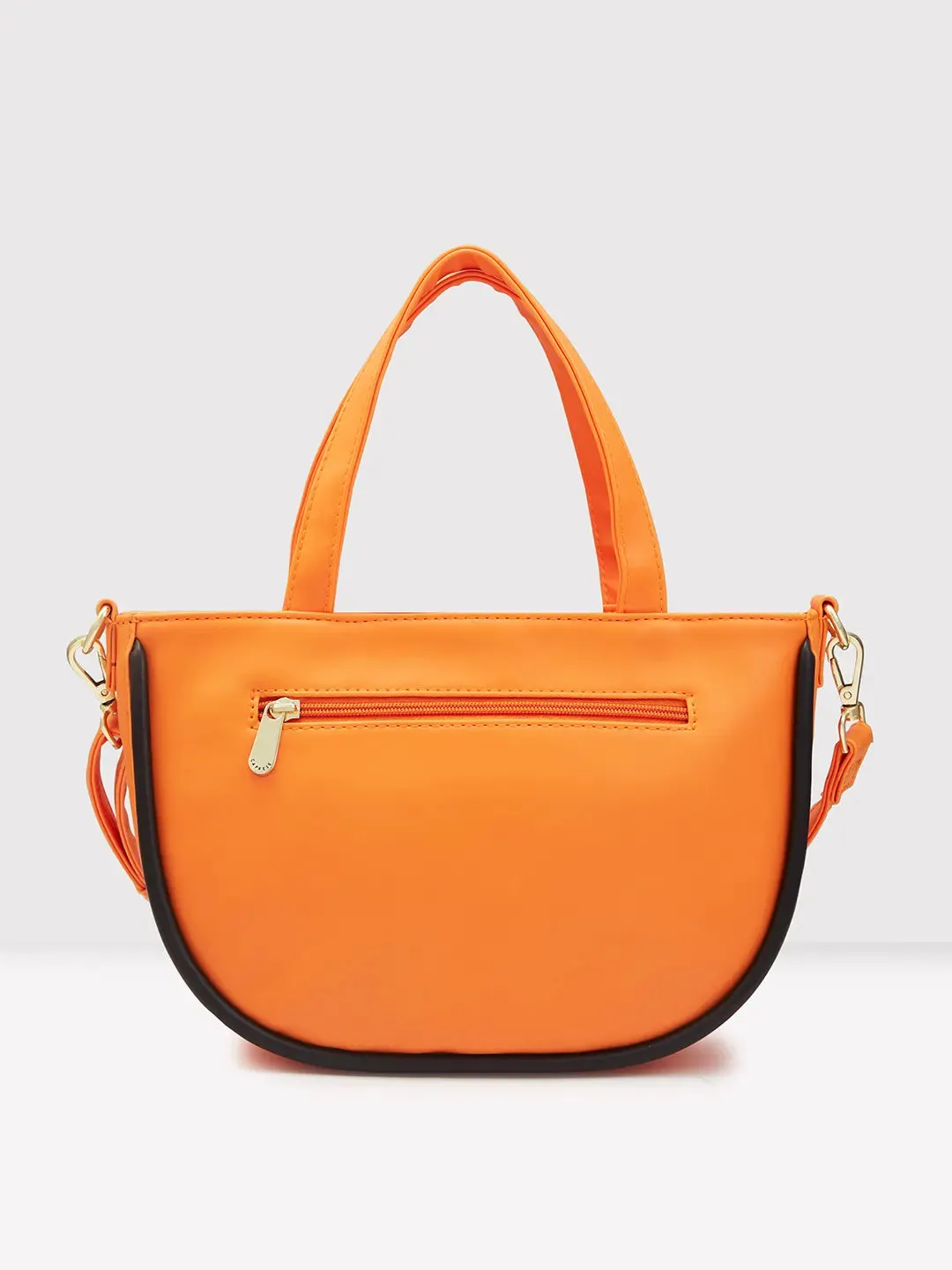 Caprese Gracie Satchel Medium Handbag Orange