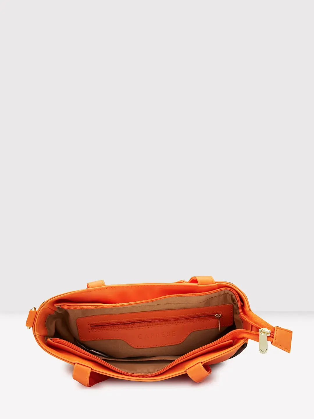 Caprese Gracie Satchel Medium Handbag Orange