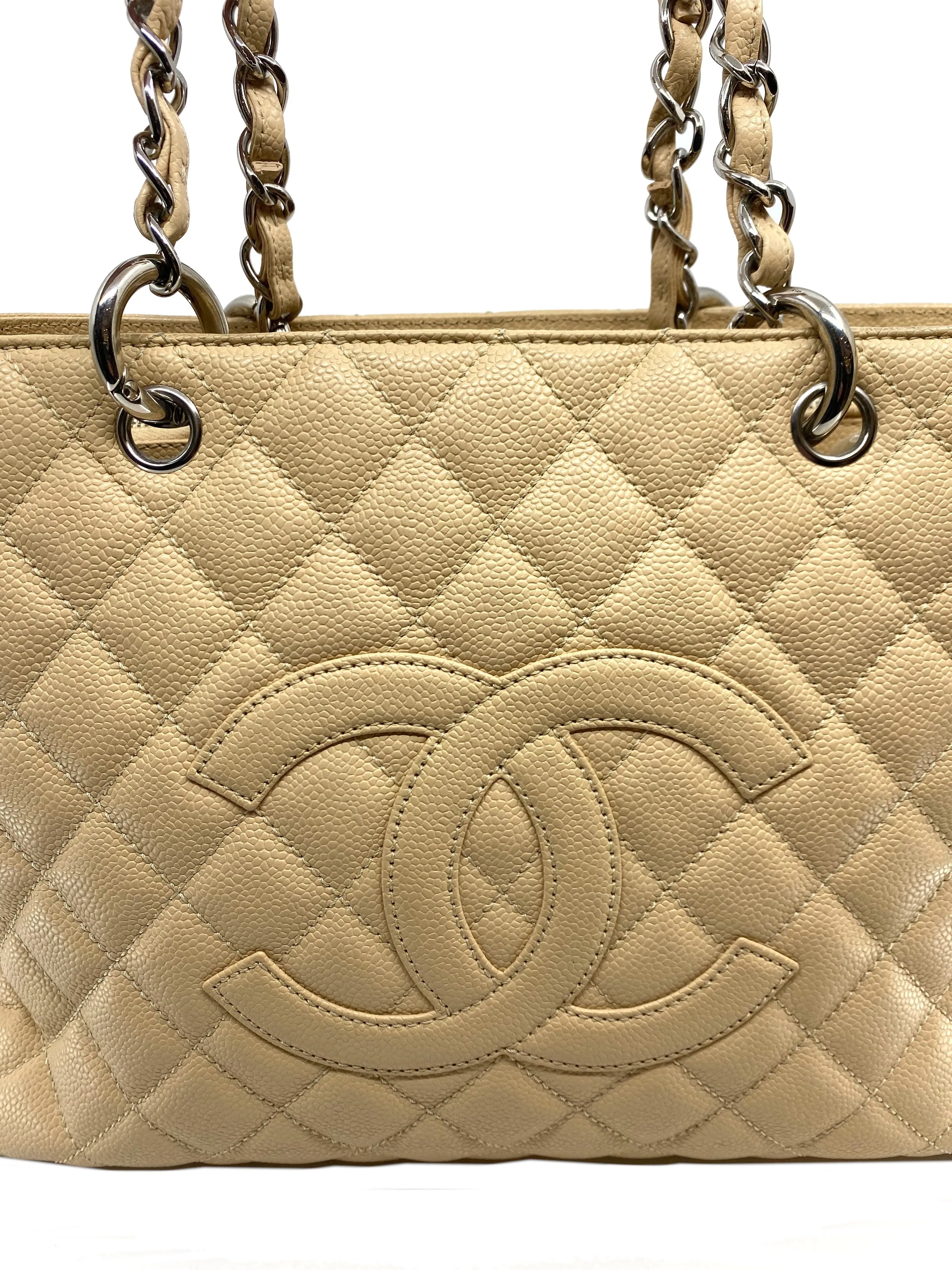 Chanel Caviar Quilted Grand Shopping Tote GST Bag