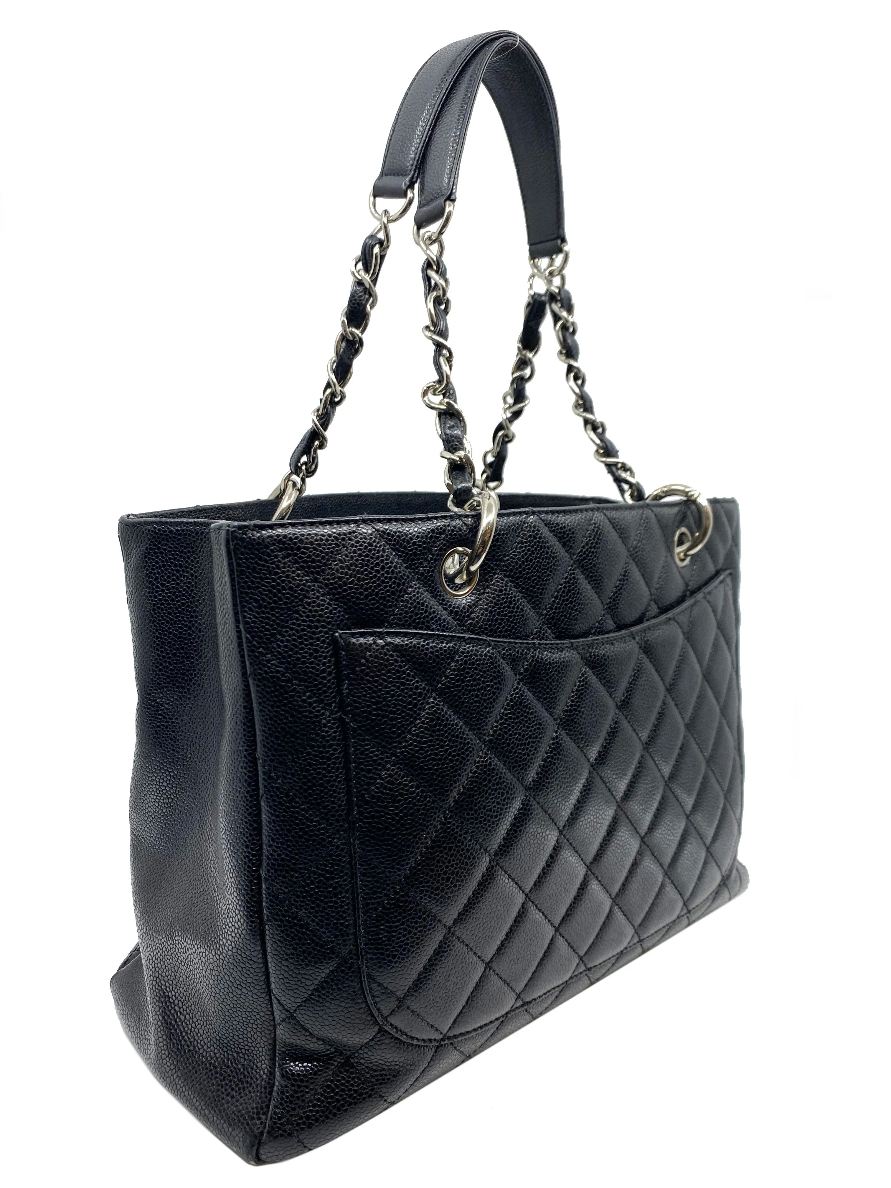 Chanel Caviar Quilted Grand Shopping Tote GST Bag