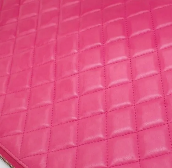 CHANEL Matelasse O Clutch Bag in Bright Pink