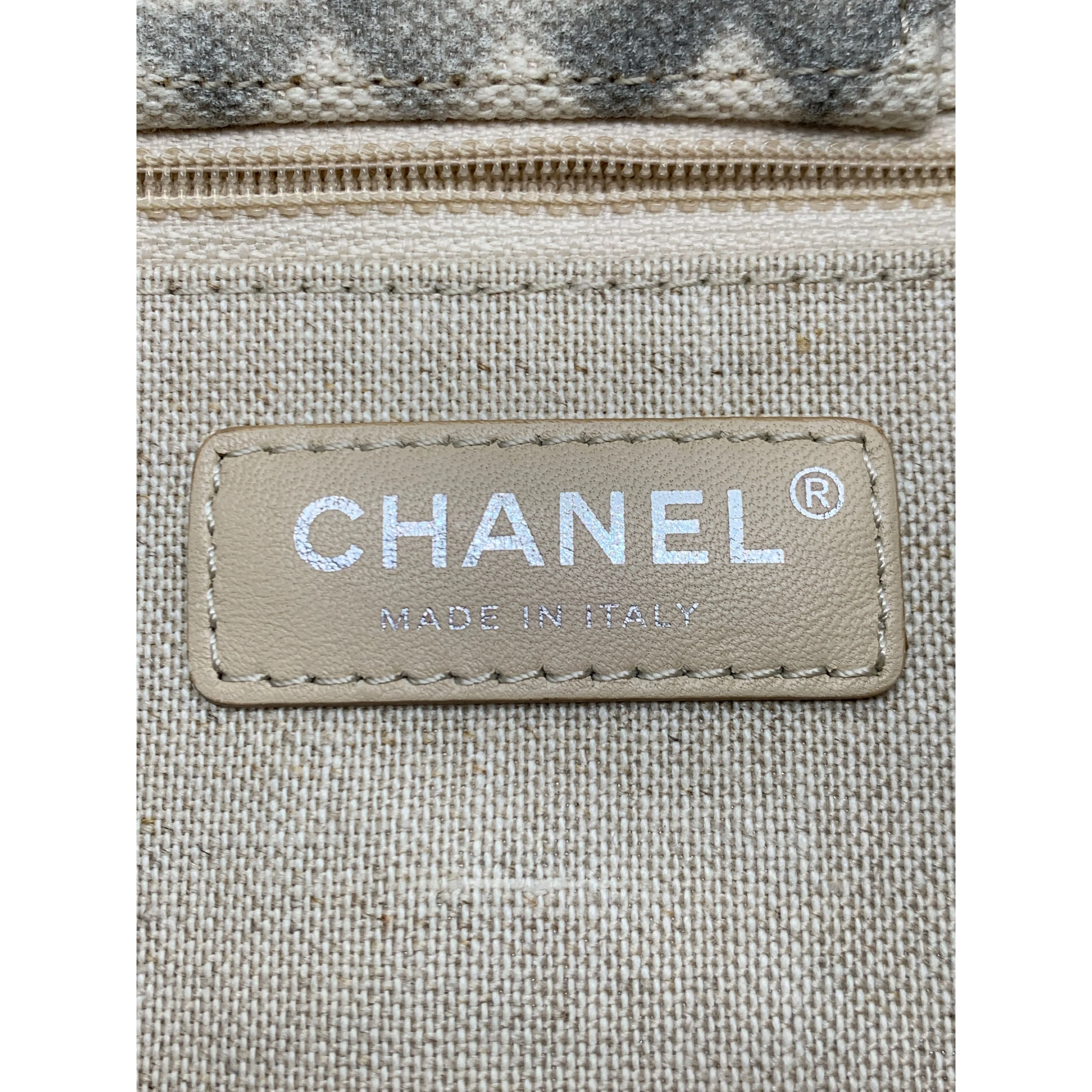 #CHANEL/Tote Bag/Canvas/All Over Print