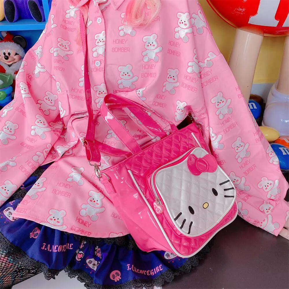 Cute “hello kitty”one Shoulder Messenger Bag by52033