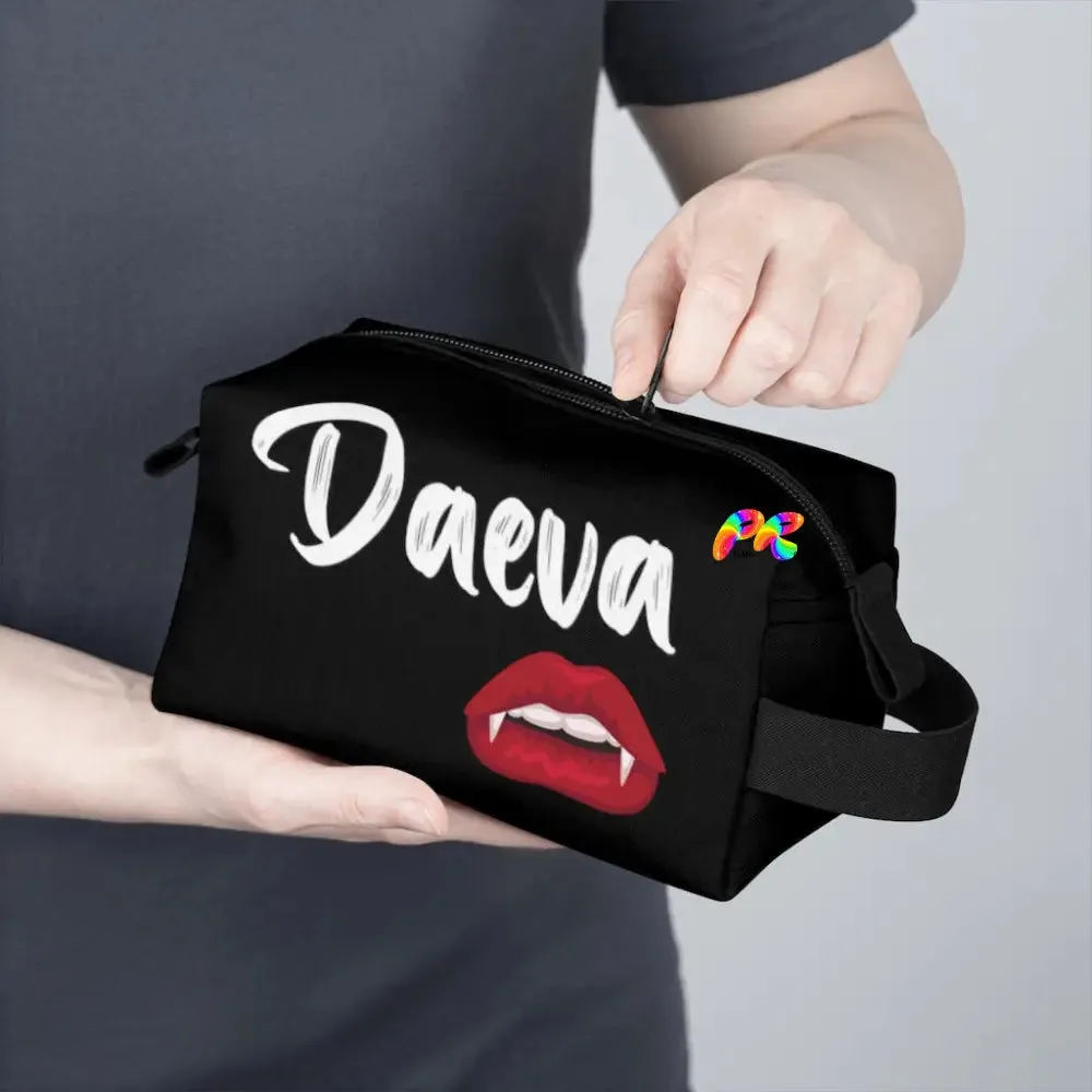 Daeva With Vampire Teeth Toiletry Bag