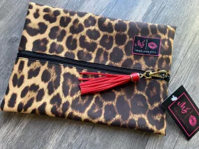 {EXOTICA} Leopard Make Up Junkie Medium Bag