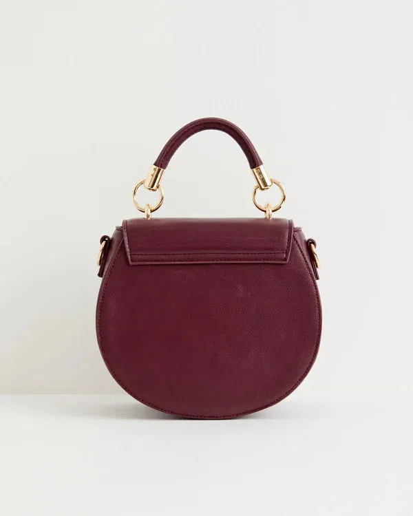 Fable - Saddle Bag - Burgundy