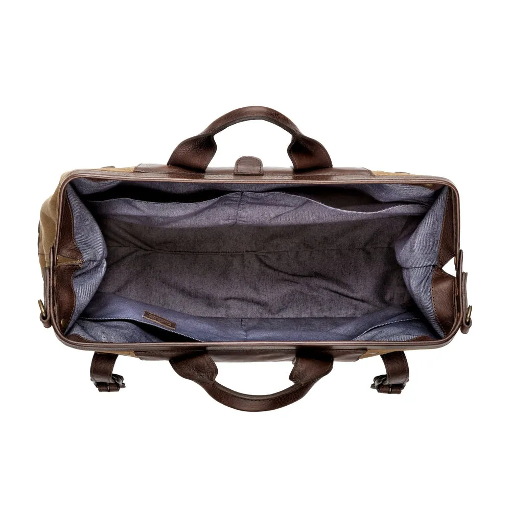 Heritage Waxed Canvas Lineman Duffle Bag