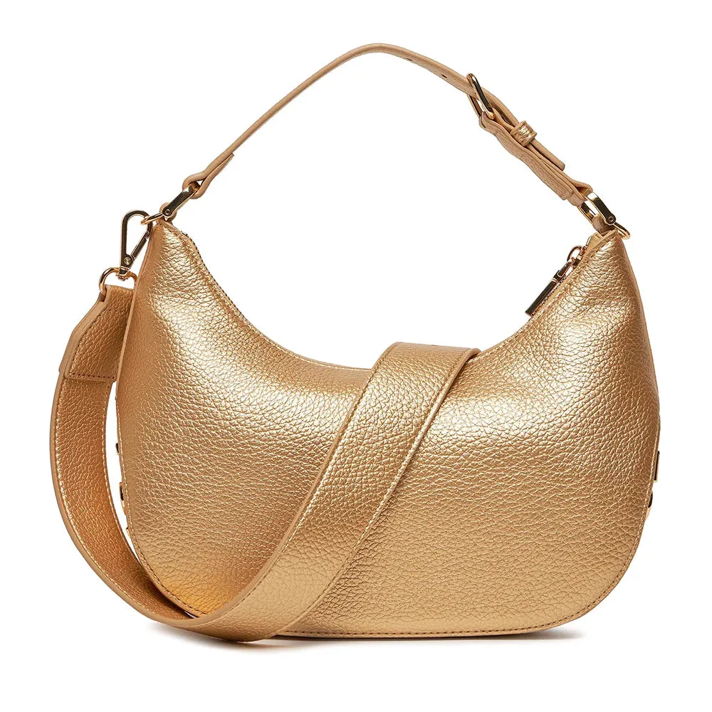 Hobo Bag Media LOVE MOSCHINO linea Giant Logo color Oro