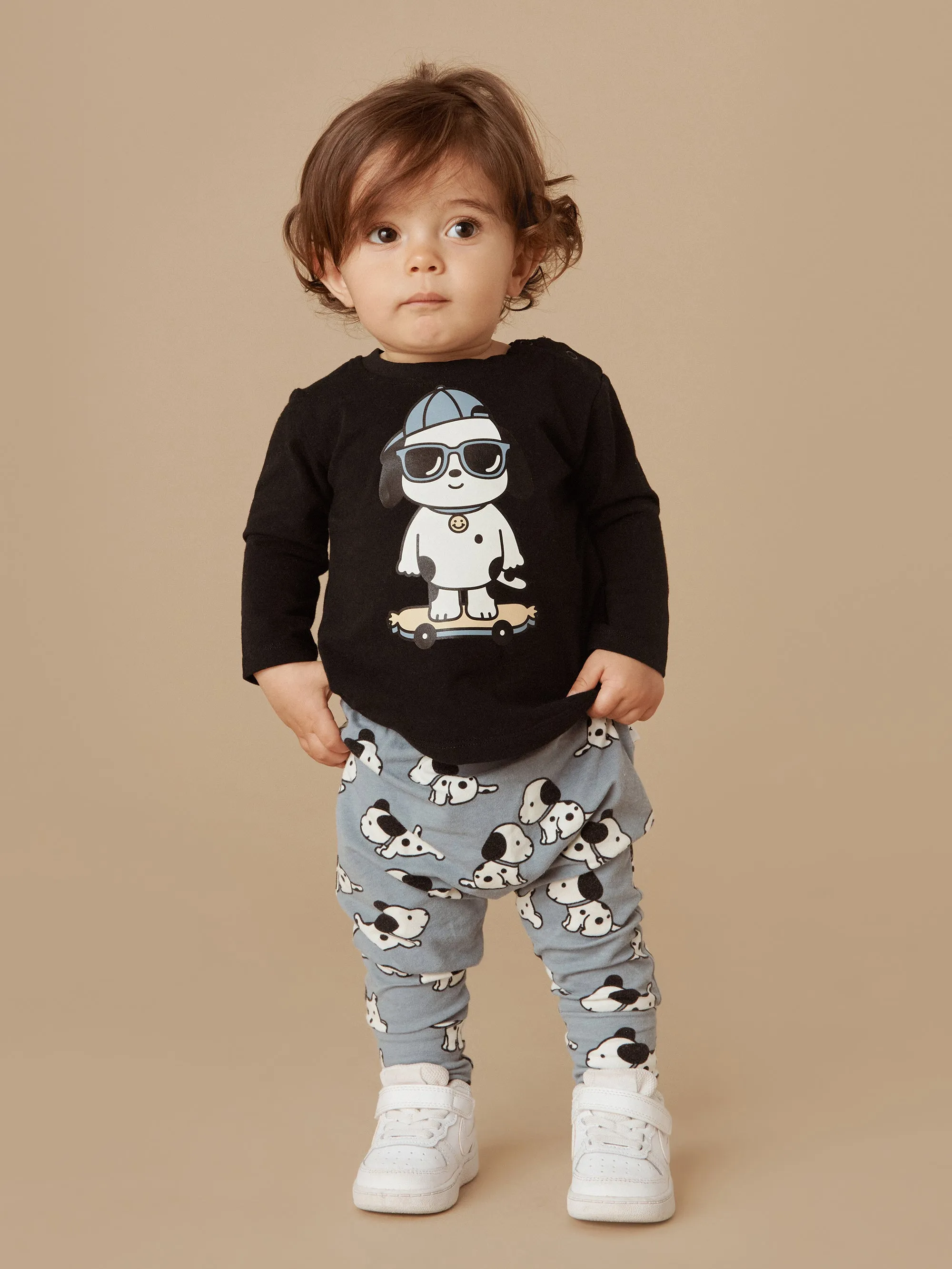 Huxbaby Skater Dog Top