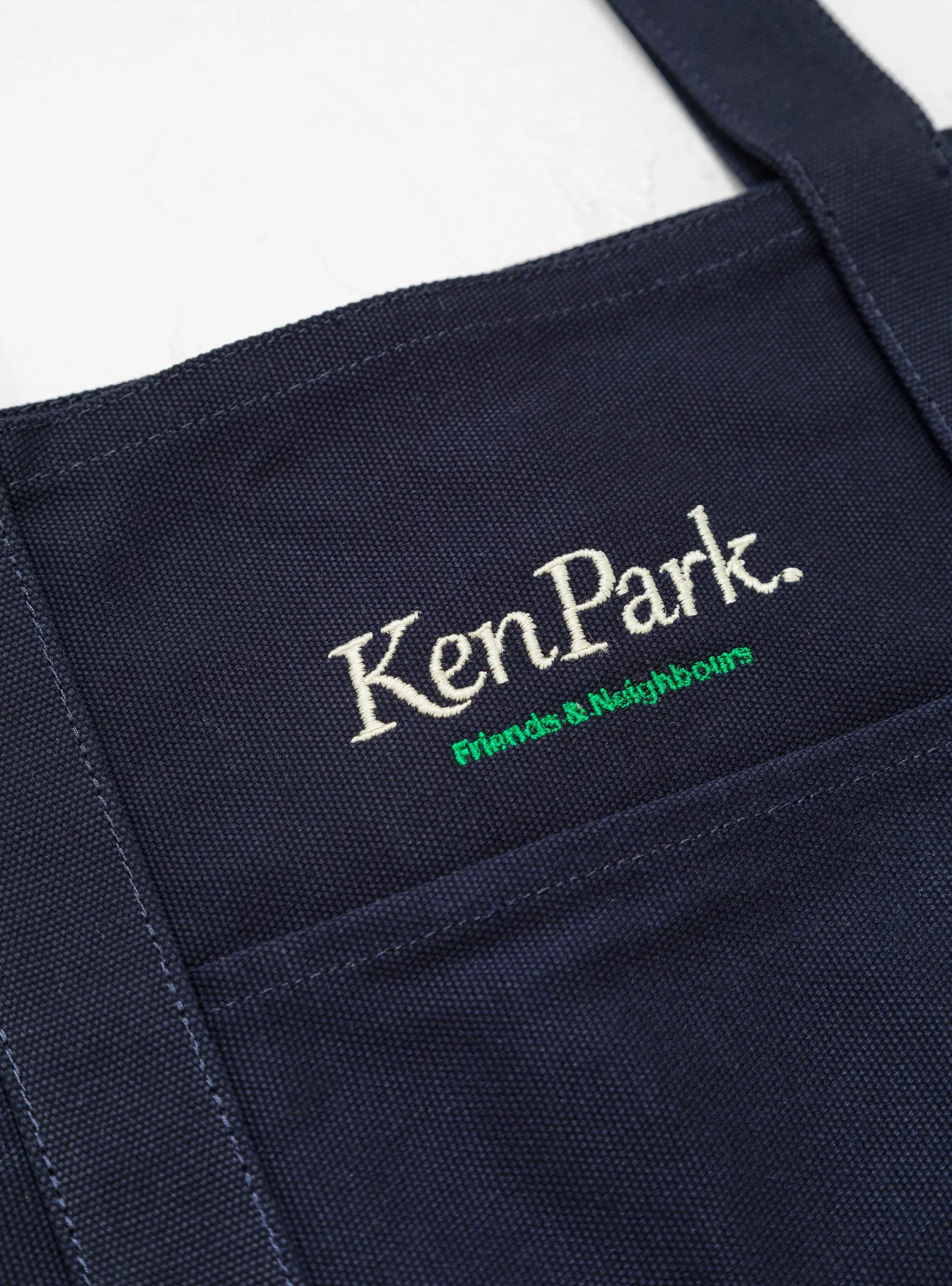 Large Navy Ken Park Market Tote Bag - Stylish and Durable Shopping Companion