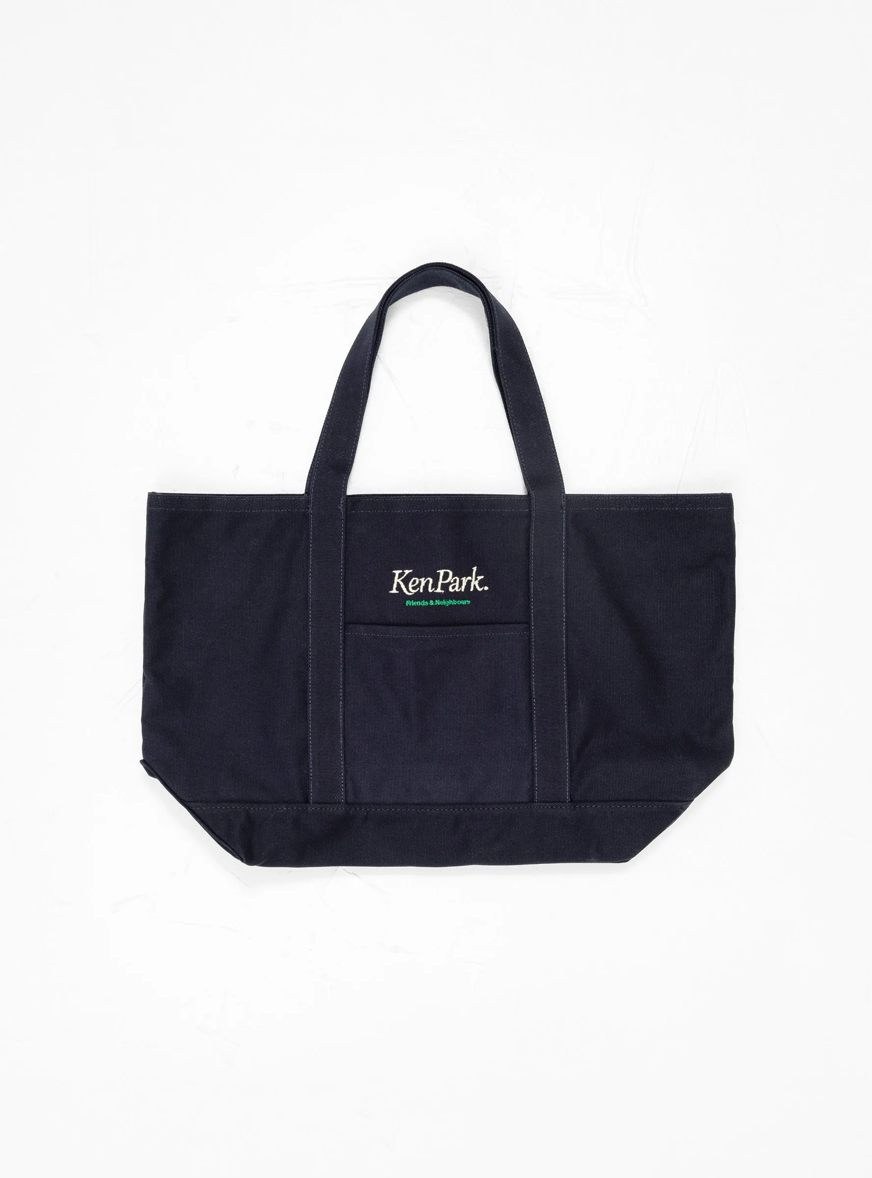 Large Navy Ken Park Market Tote Bag - Stylish and Durable Shopping Companion