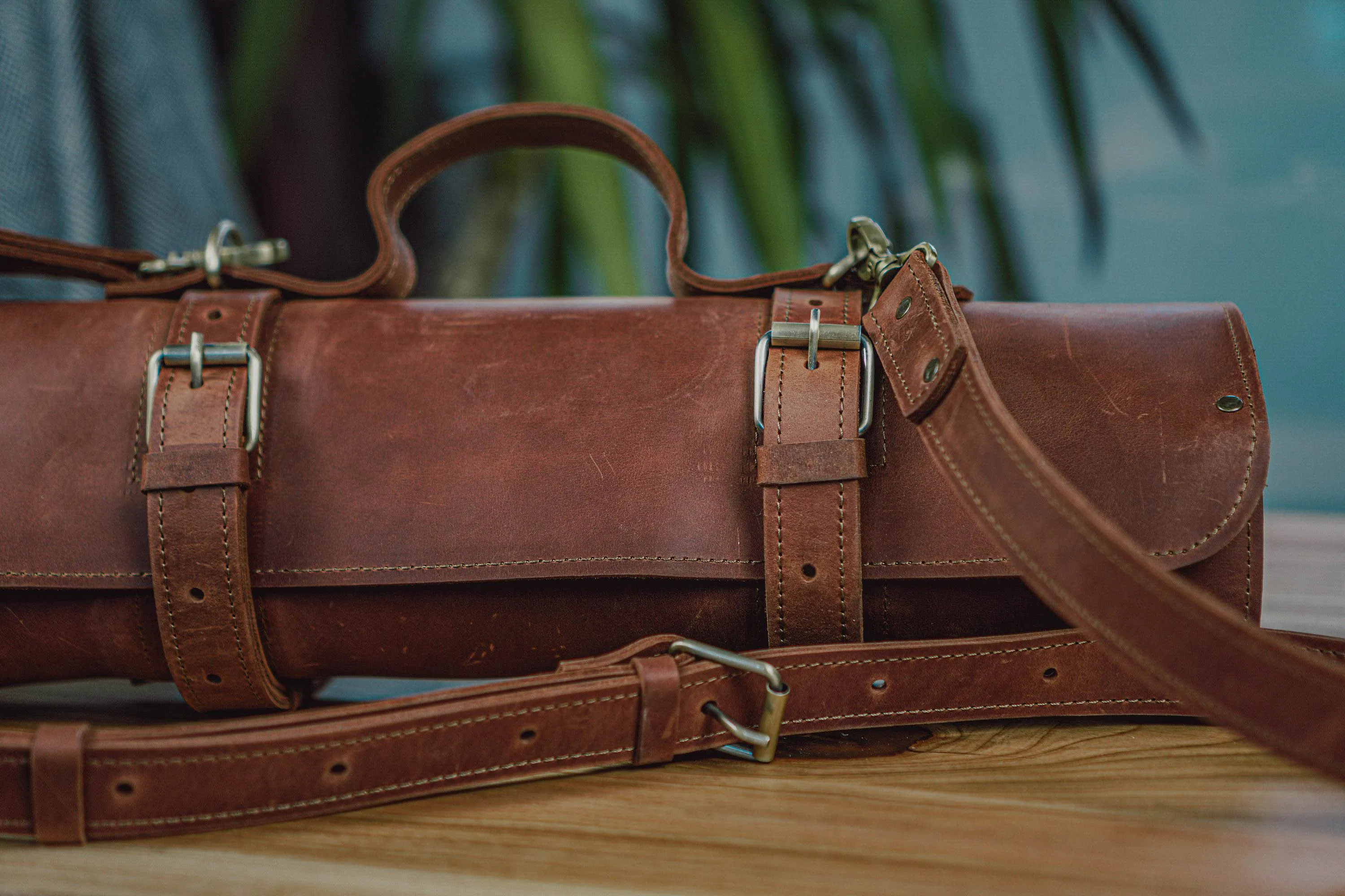 Knife Roll | Chefs Leather Knives Bag | Handmade | Personalization