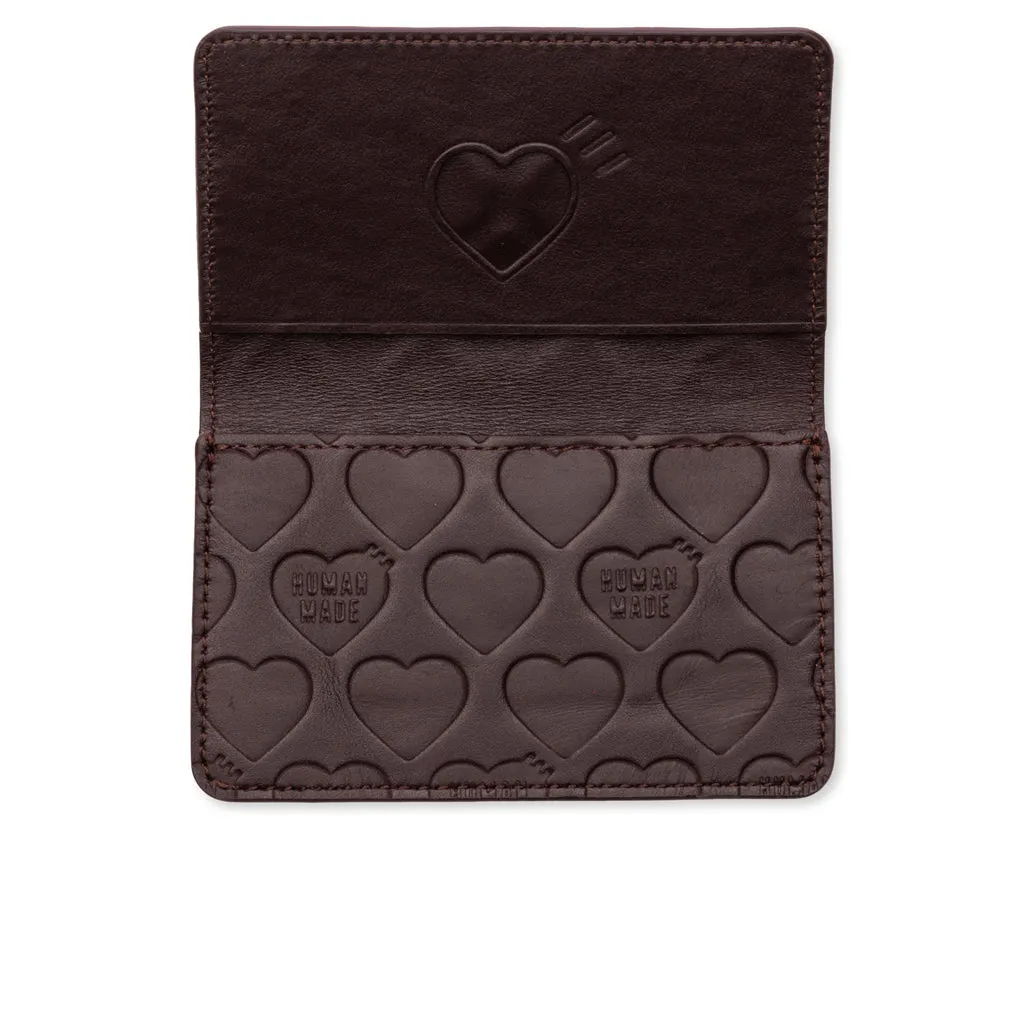 Leather Card Case - Brown