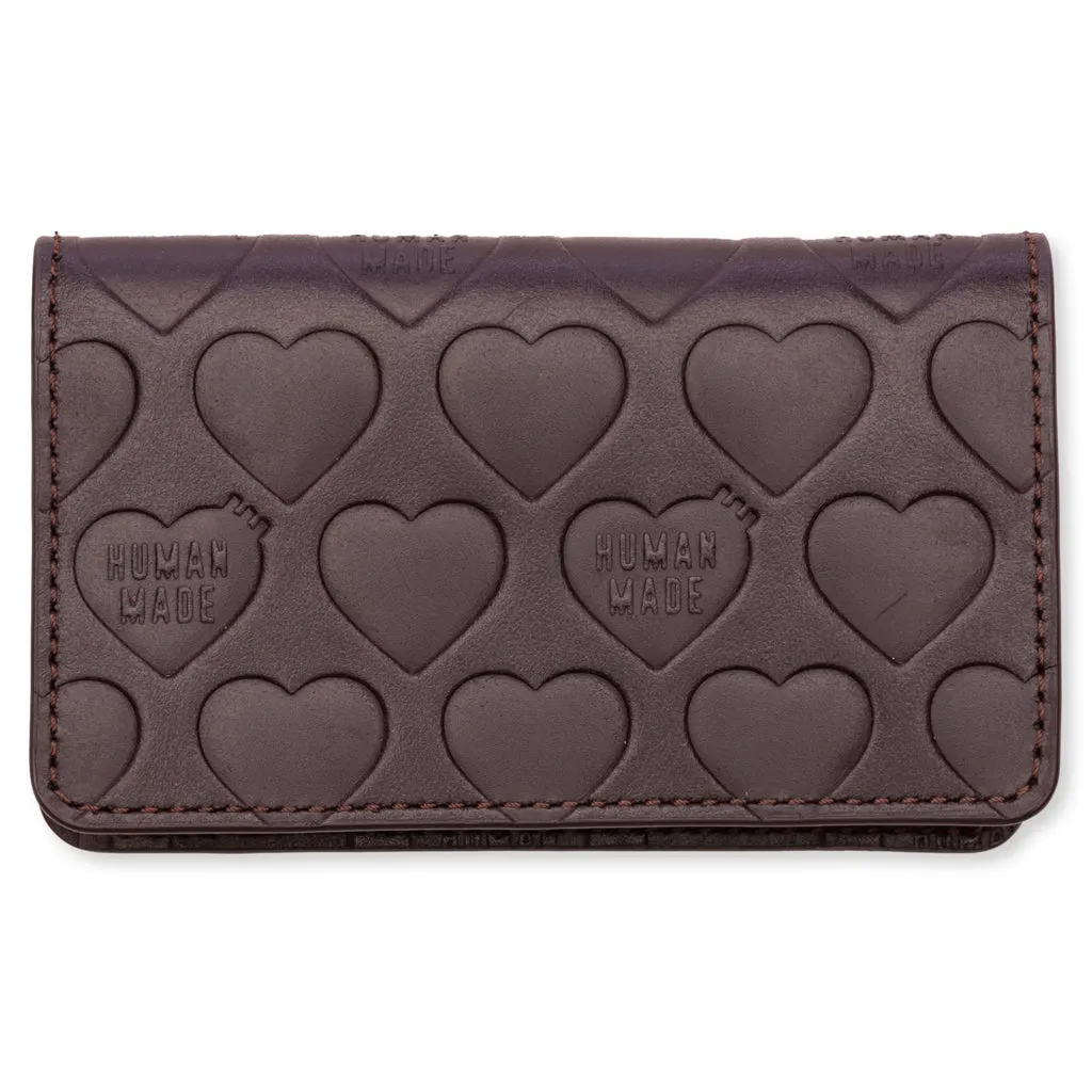 Leather Card Case - Brown