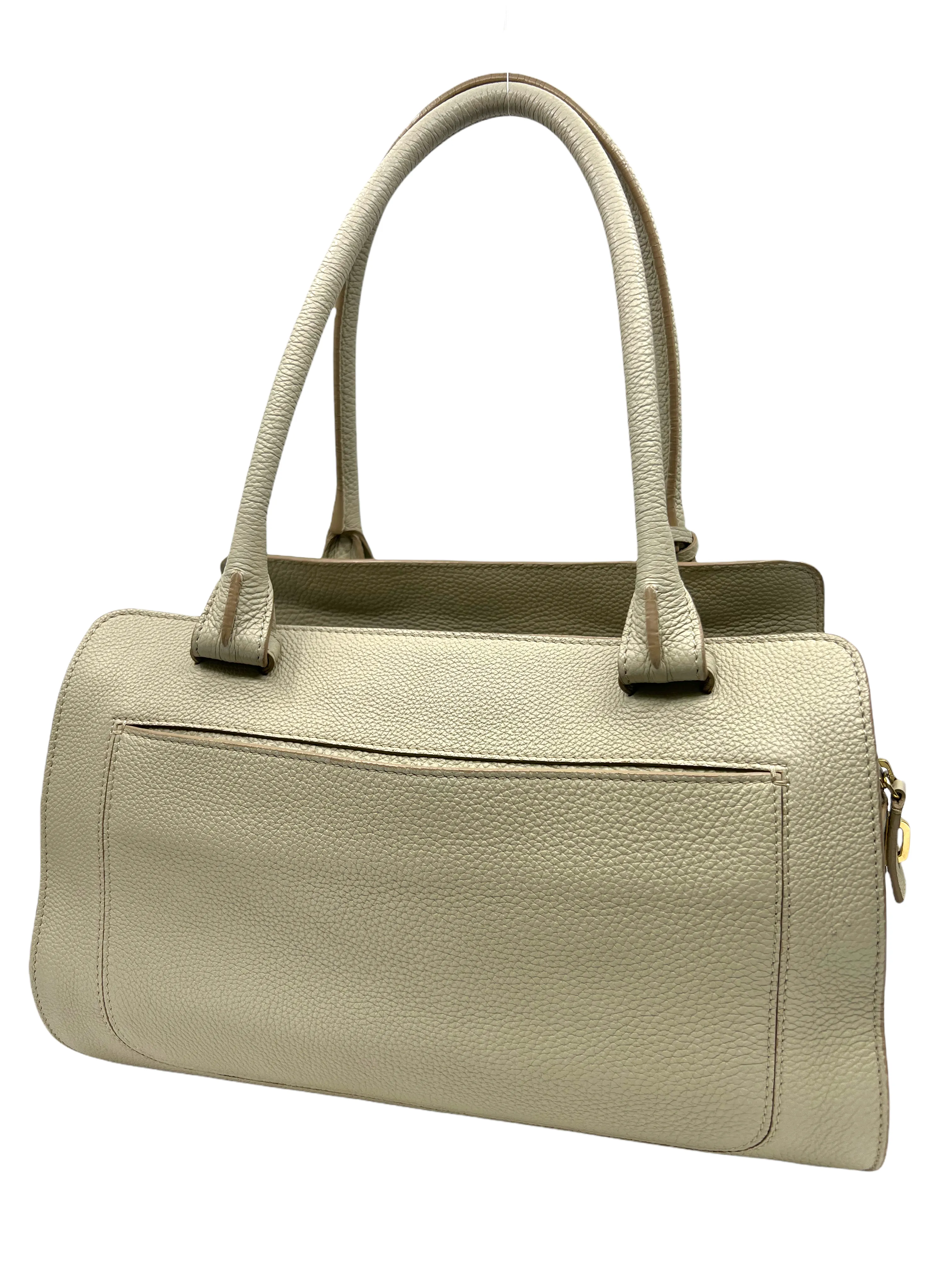 Luxurious Loro Piana Soft Leather Promenade Shoulder Bag