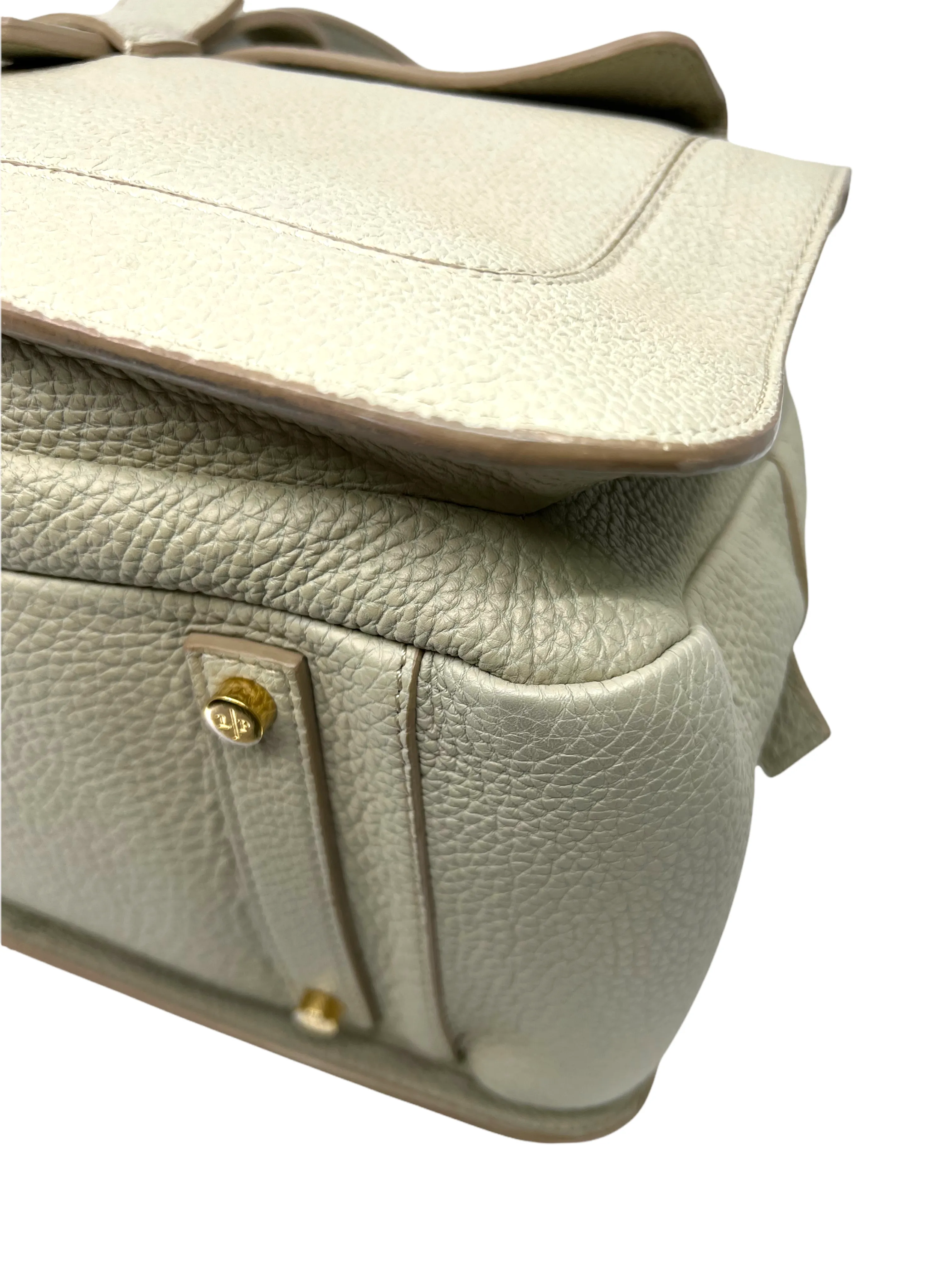 Luxurious Loro Piana Soft Leather Promenade Shoulder Bag