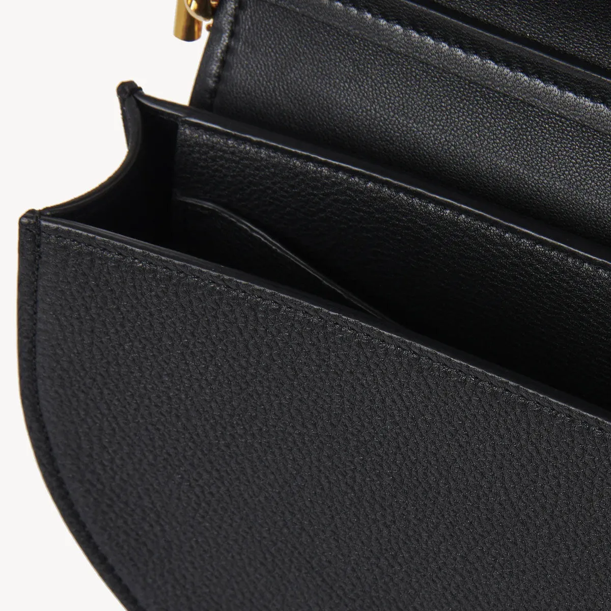 Marcie Chain Flap Bag, Black