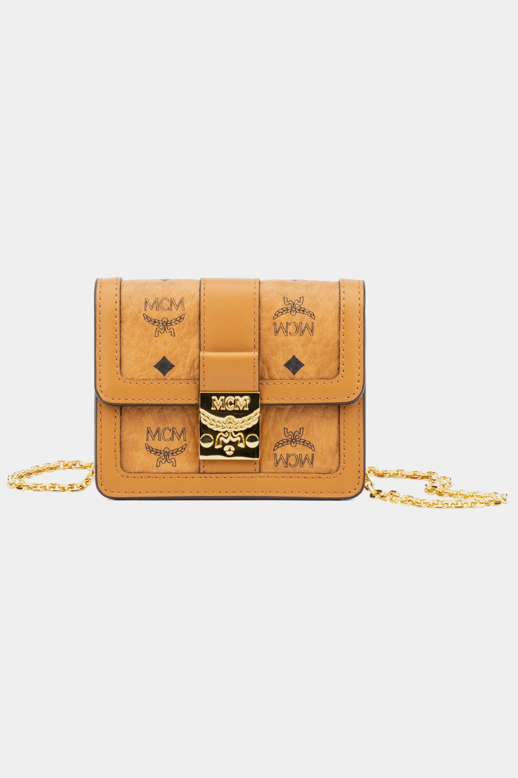 MCM Mini Tracy Crossbody Card Holder