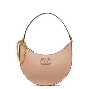 Mini Vlogo Hobo Bag, Rose