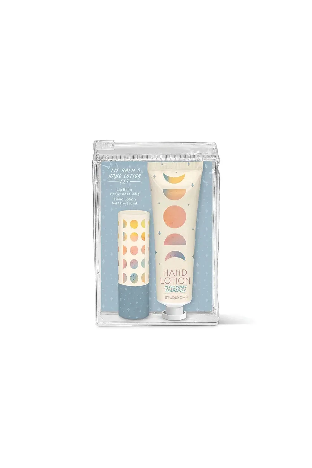 Moon Phases Lip Balm Lotion Set