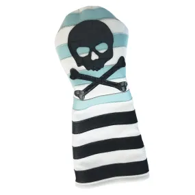 One-Of-A-Kind! Skull & Bones Grey Driver Headcover