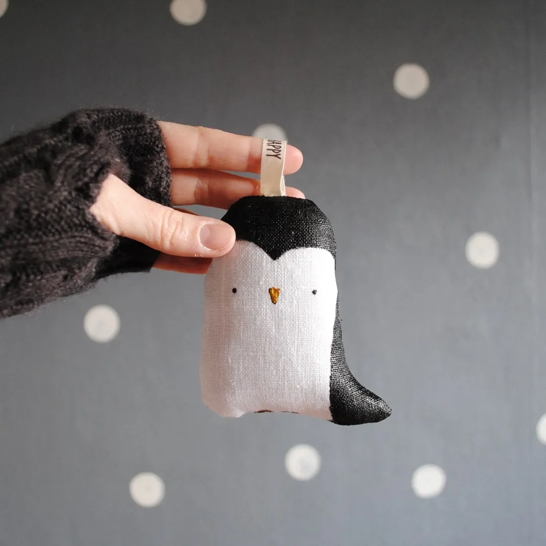 Pinguin Christmas Ornament by Handy Happy