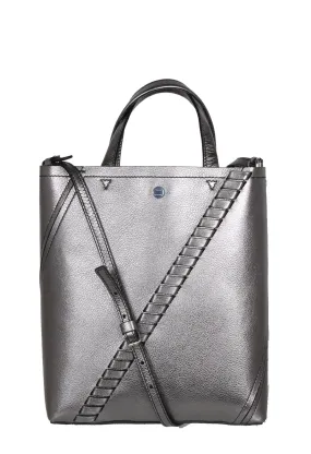 PS Hex Tote Metal, Dark Silver