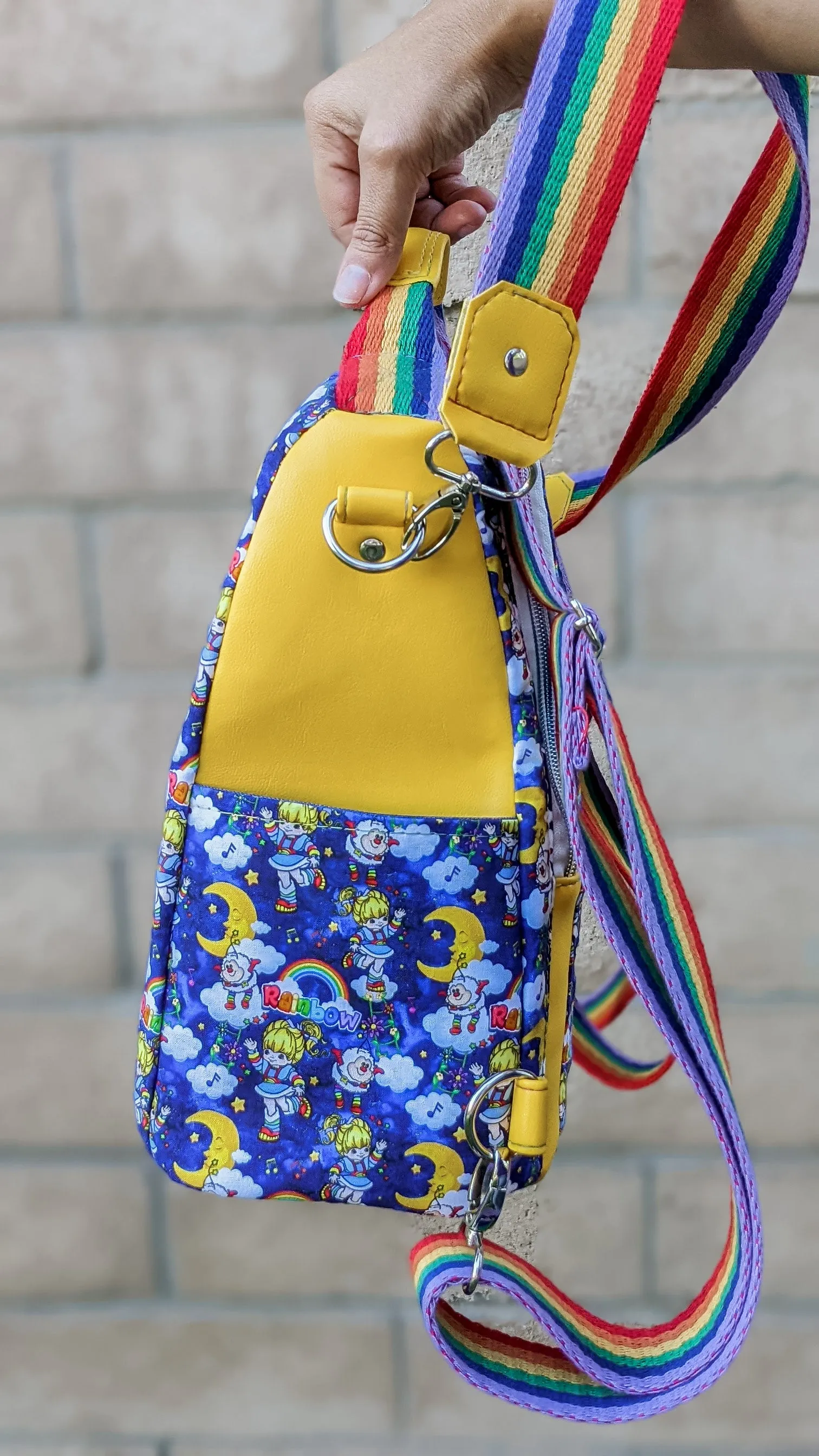 Rainbow Girl Convertible Backpack V2