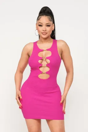 Safira Dress (Hot Pink)