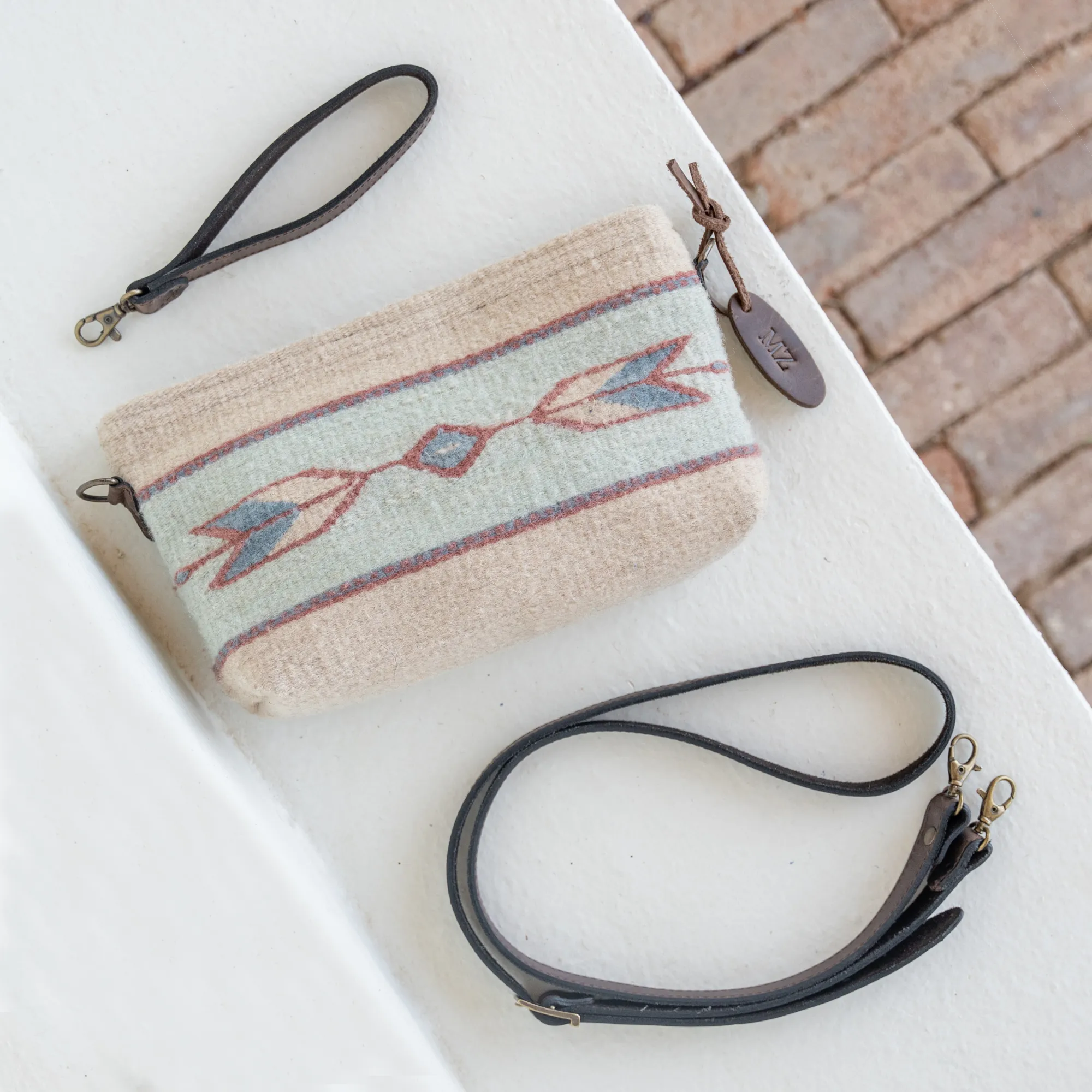 Sagebrush   Sand Convertible Clutch