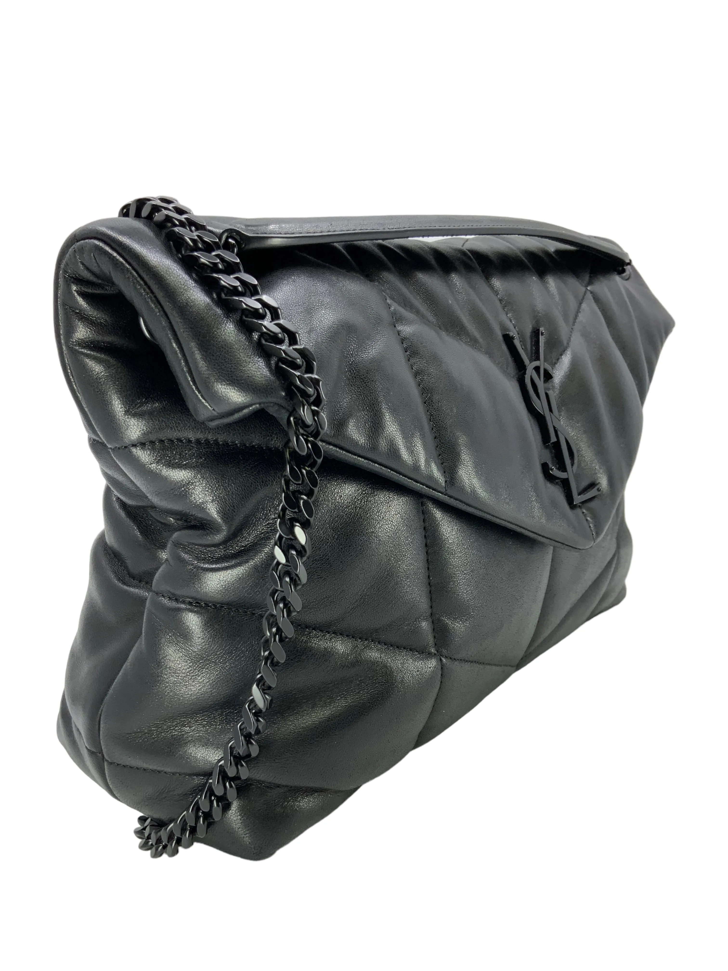 Puffer Shoulder Bag - Saint Laurent Medium Size, Fashionable Design