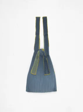 Tate Pleated Tote Bag Large Blue & Green