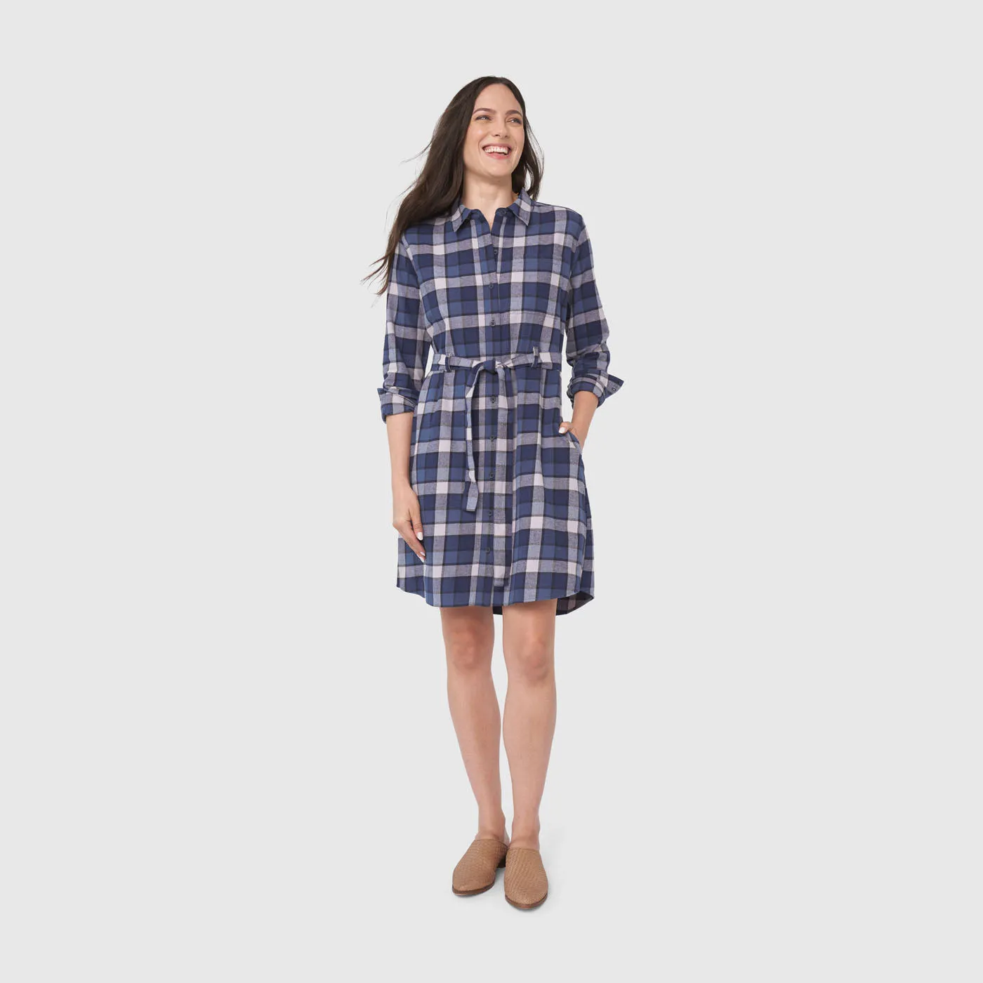 The Responsible Flannel Shirt Dress