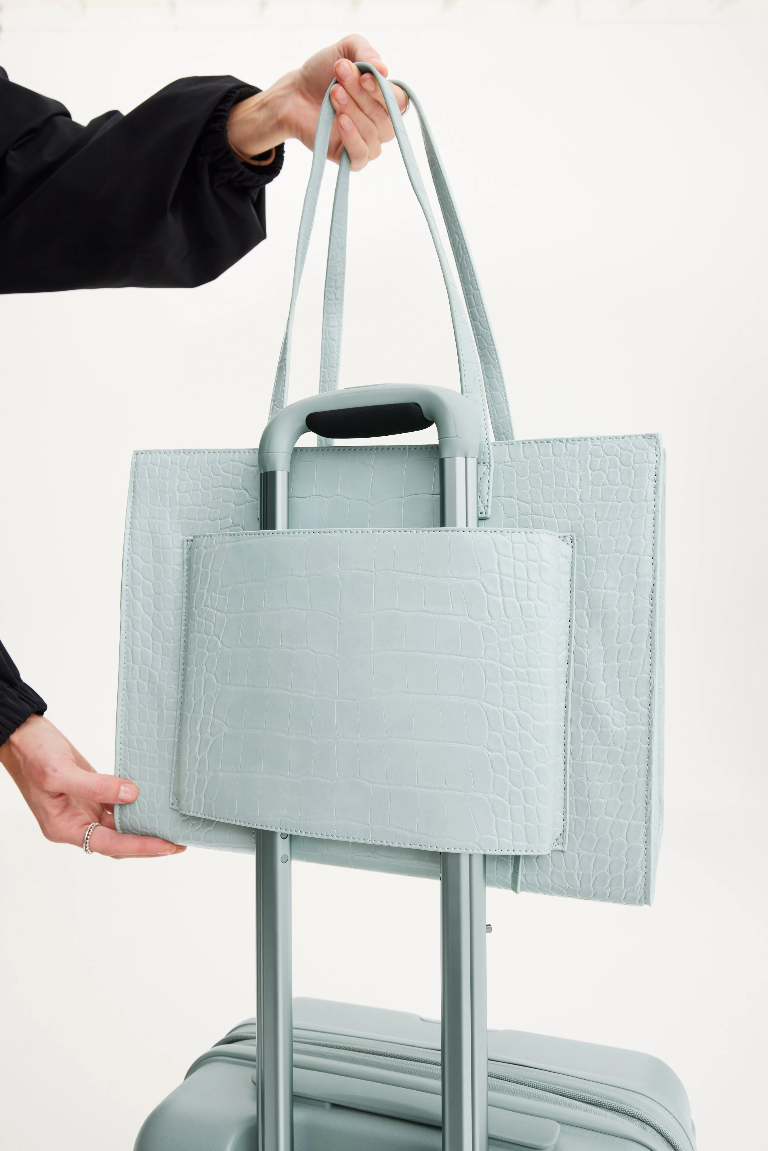 The Work Tote in Slate