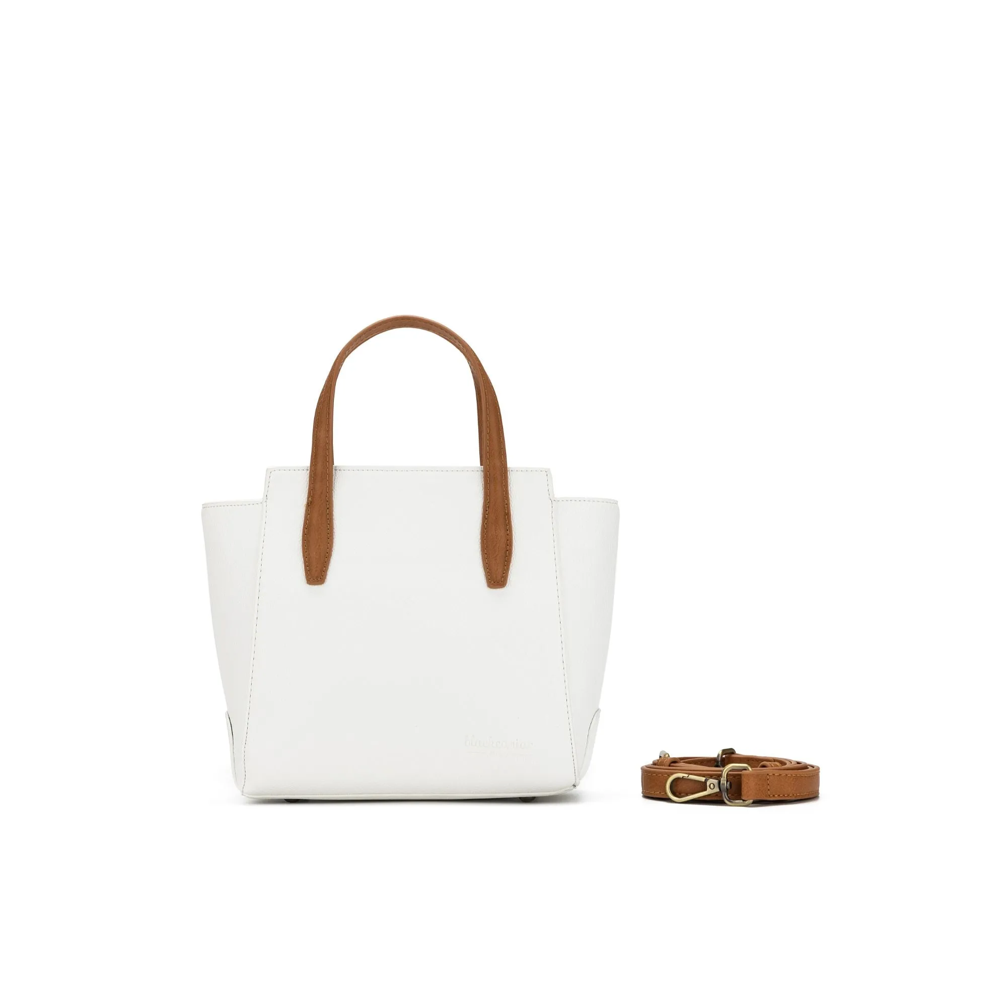 Vienna White 2 Piece Handbag Set