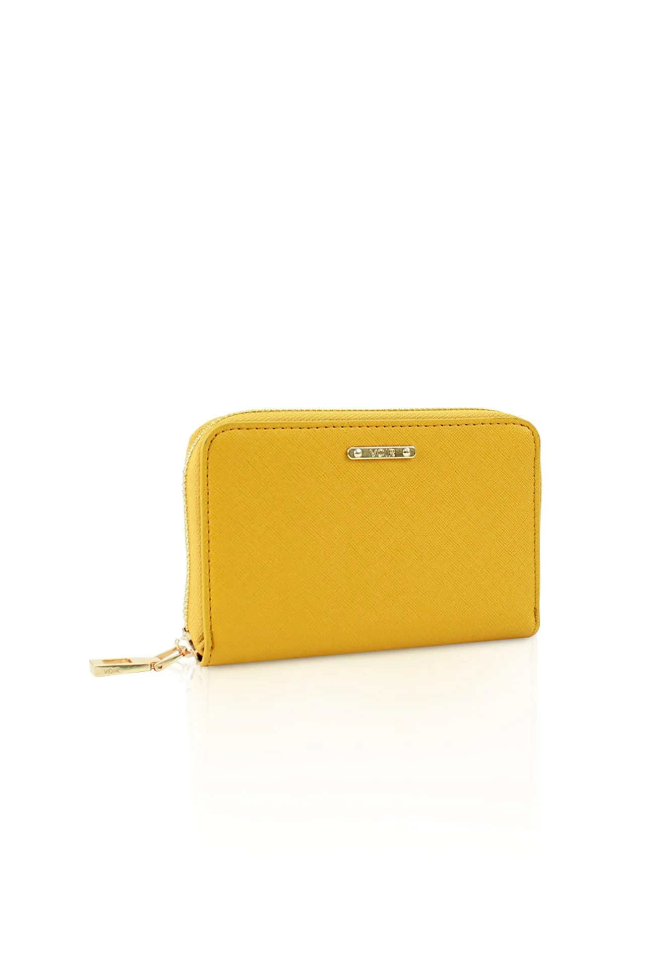 VOIR Classic Zip-Around Mini Wallet